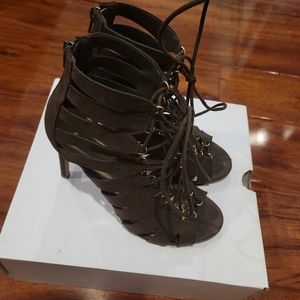 Scrappy high heel sandal